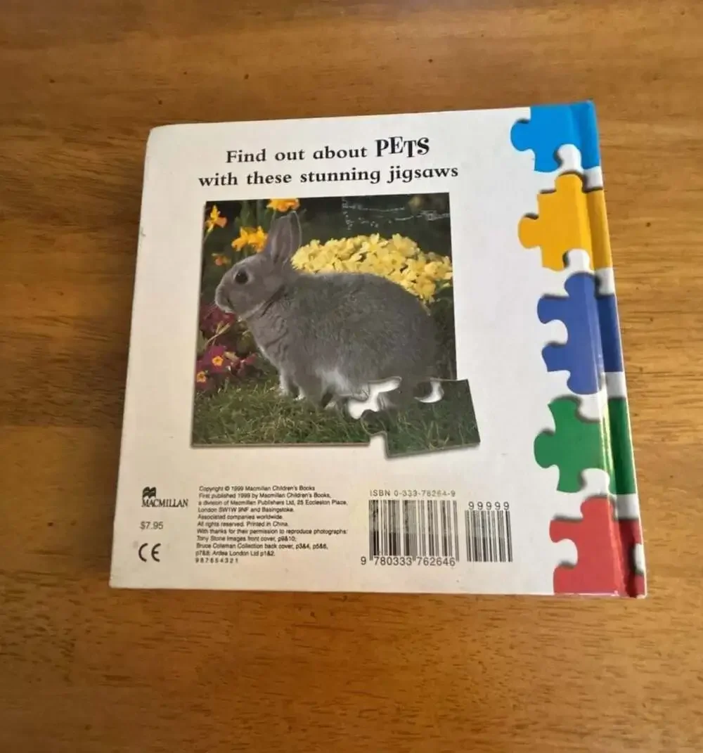 Animal Jigsaws: Pets - A Book with Five 12-Piece Puzzles